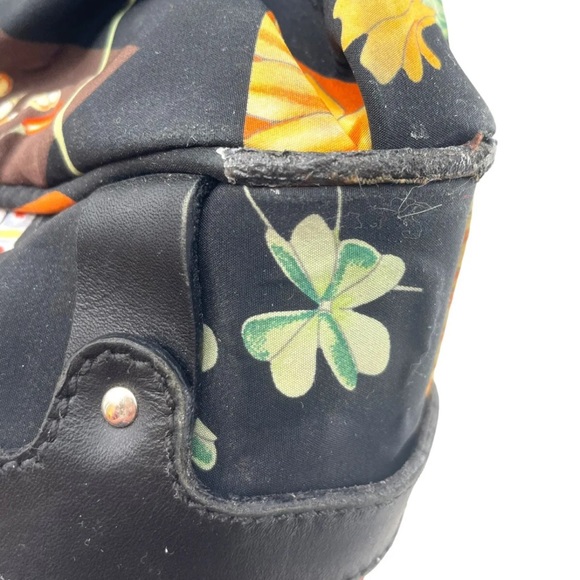 Salvatore Ferragamo Leopard Multicolor Nylon Leather Handbag Tote Bagmissing - Picture 9 of 16